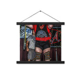 Massive Squat Poster with hangers