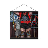 Massive Squat Poster with hangers