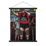 Massive Squat Poster with hangers