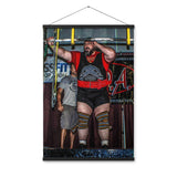 Massive Squat Poster with hangers