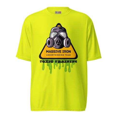 "Toxic Training" Unisex performance crew neck t-shirt
