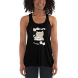"Chonk Life" Women's Flowy Racerback Tank