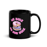 Donut Bulk Black Glossy Mug