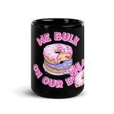 Donut Bulk Black Glossy Mug