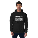 Massive Iron Unisex eco raglan hoodie