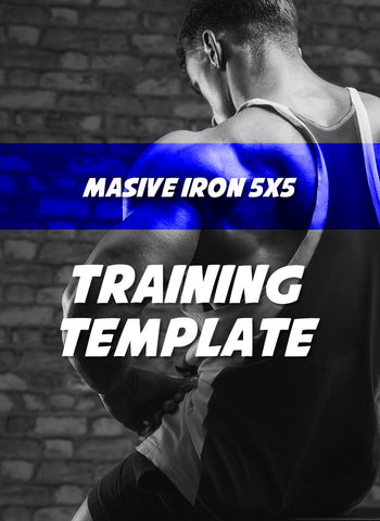 Massive Iron 5x5 Training Template