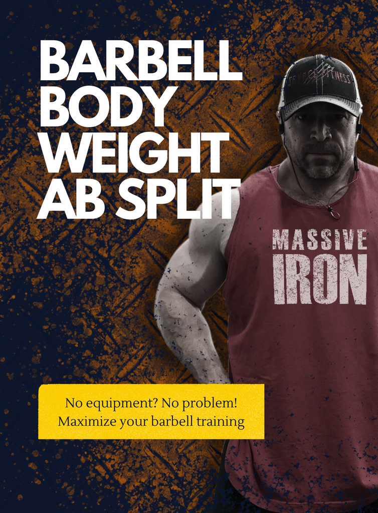 Barbell and Bodyweight A B Split Workout PDF Super Living Today