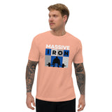 Massive Iron Black and Blue Short Sleeve T-shirt