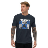 Massive Iron Black and Blue Short Sleeve T-shirt