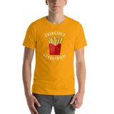 "Exercise Extra Fries" Unisex t-shirt